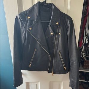 All saints Dalby leather jacket